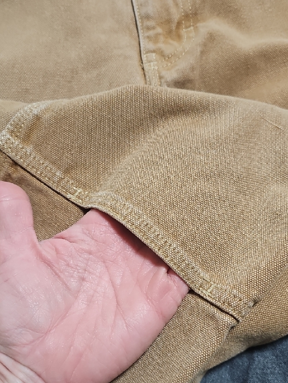Patagonia Brown Cargo Pants with Orange Trim - Picture 4 of 6